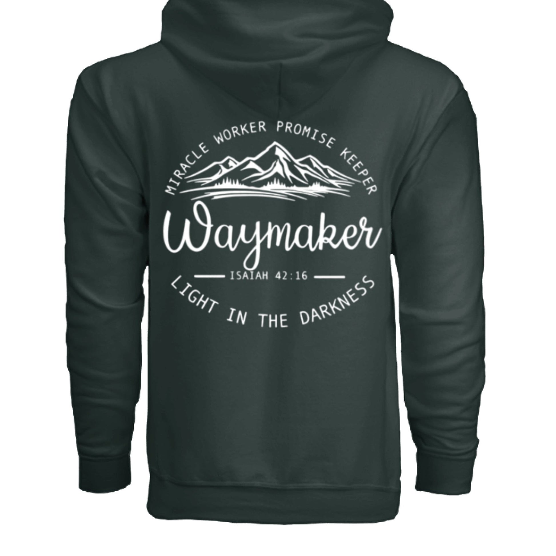 Unisex Way maker Faith Hoodie – Isaiah 42:16 Inspired - FAVOR OF GOD CLOTHING
