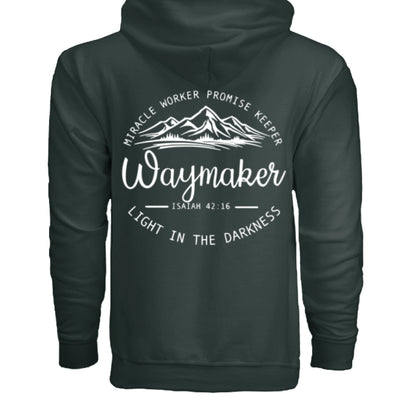 Unisex Way maker Faith Hoodie – Isaiah 42:16 Inspired - FAVOR OF GOD CLOTHING