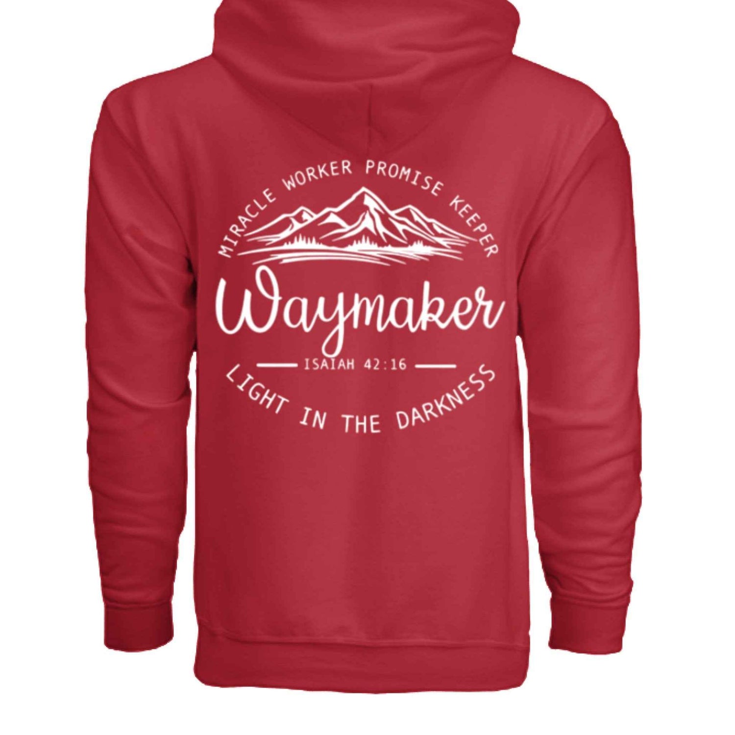 Unisex Way maker Faith Hoodie – Isaiah 42:16 Inspired