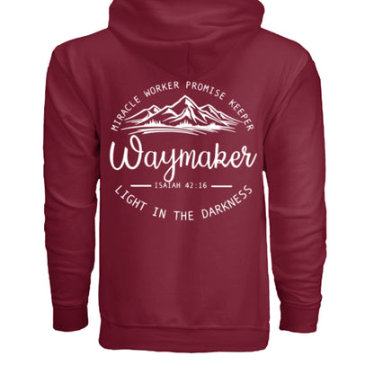 Unisex Way maker Faith Hoodie – Isaiah 42:16 Inspired - FAVOR OF GOD CLOTHING