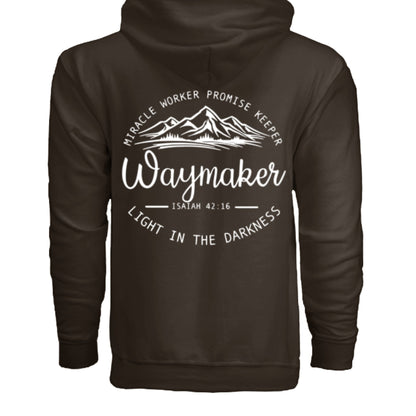 Unisex Way maker Faith Hoodie – Isaiah 42:16 Inspired - FAVOR OF GOD CLOTHING
