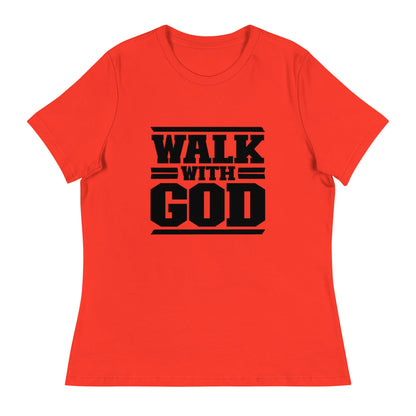 Walk with God Women's Relaxed T-Shirt - FAVOR OF GOD CLOTHING