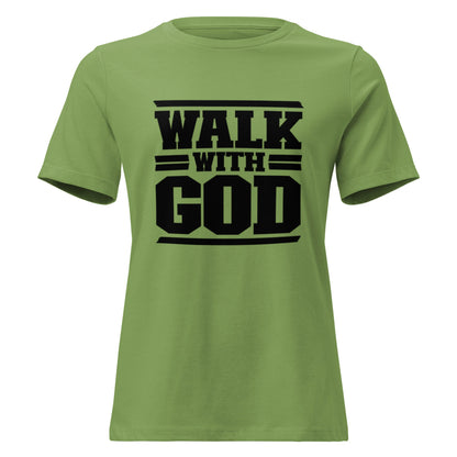 Walk with God Women's Relaxed T-Shirt - FAVOR OF GOD CLOTHING