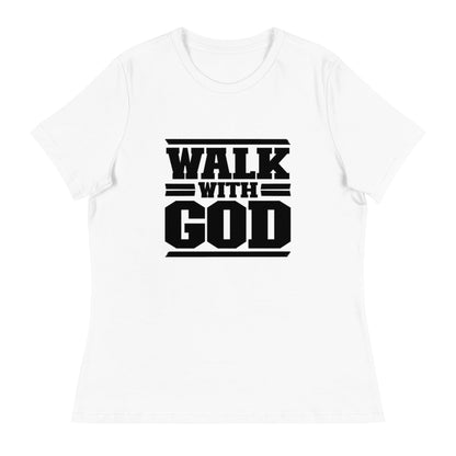Walk with God Women's Relaxed T-Shirt - FAVOR OF GOD CLOTHING