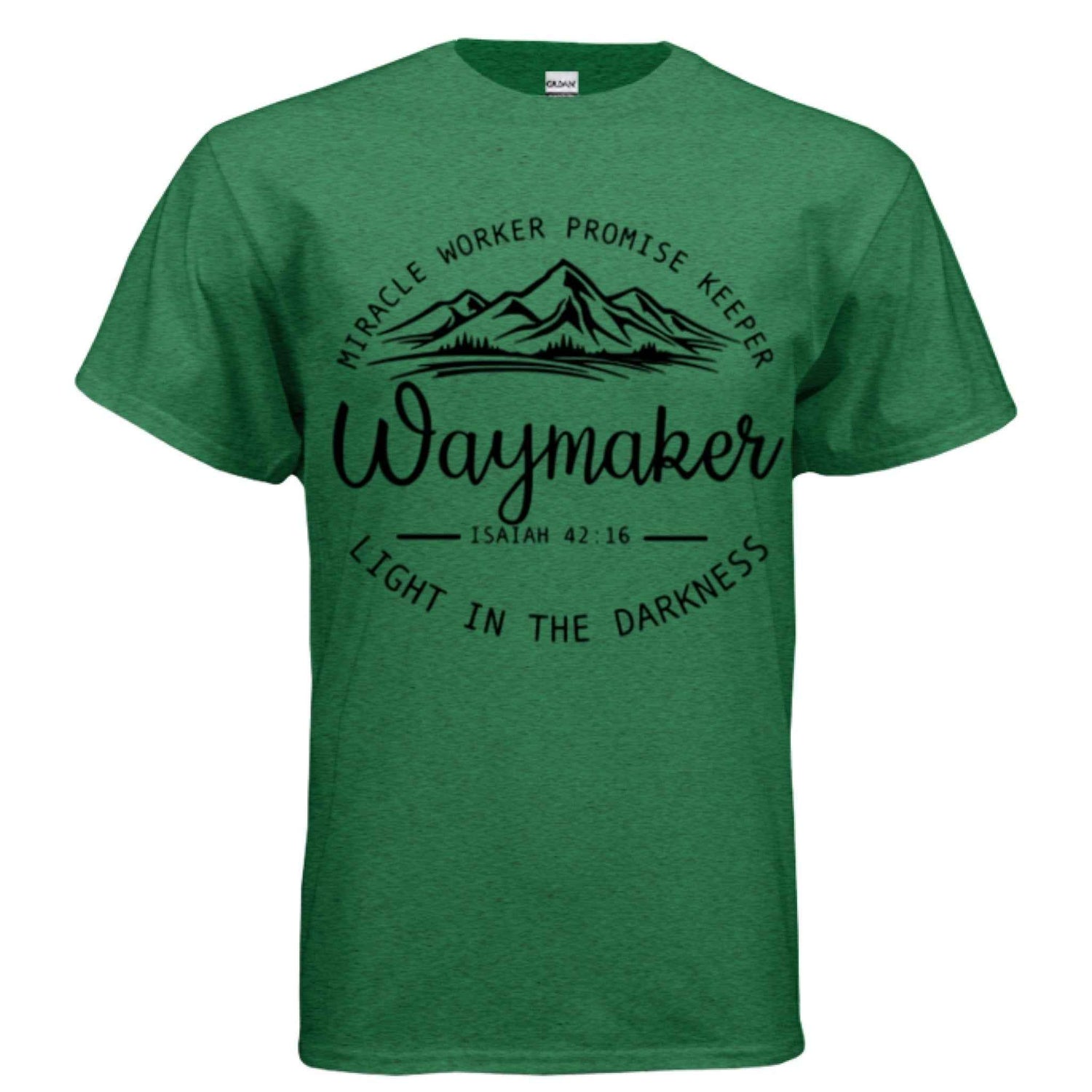 Unisex Way maker Faith Tee – Isaiah 42:16 Inspired