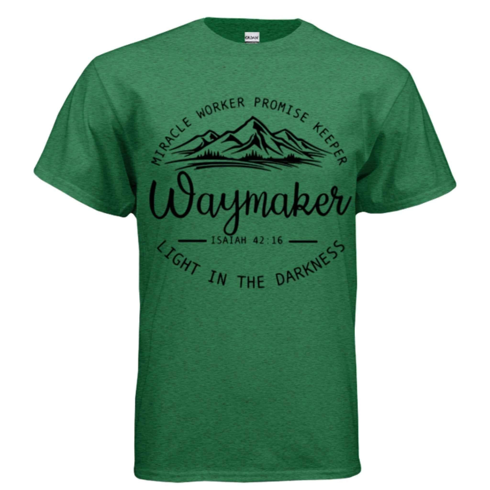 Unisex Way maker Faith Tee – Isaiah 42:16 Inspired