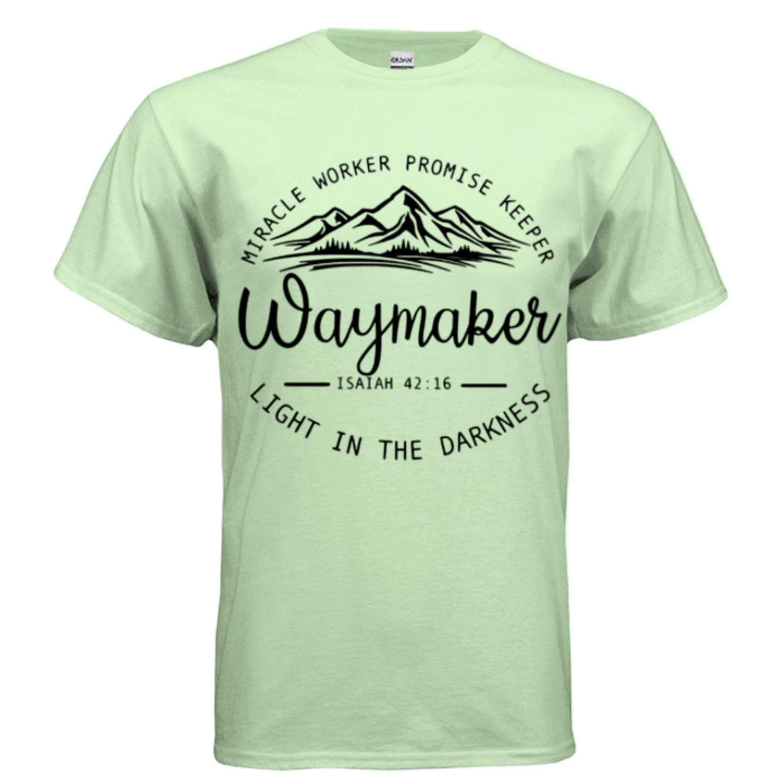 Unisex Way maker Faith Tee – Isaiah 42:16 Inspired