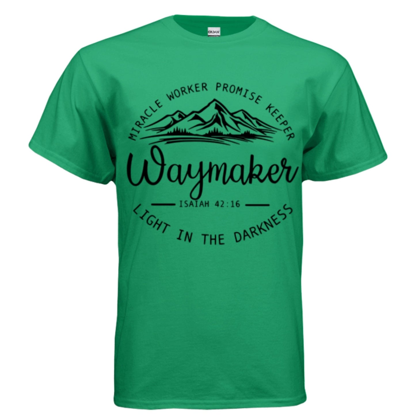 Unisex Way maker Faith Tee – Isaiah 42:16 Inspired - FAVOR OF GOD CLOTHING