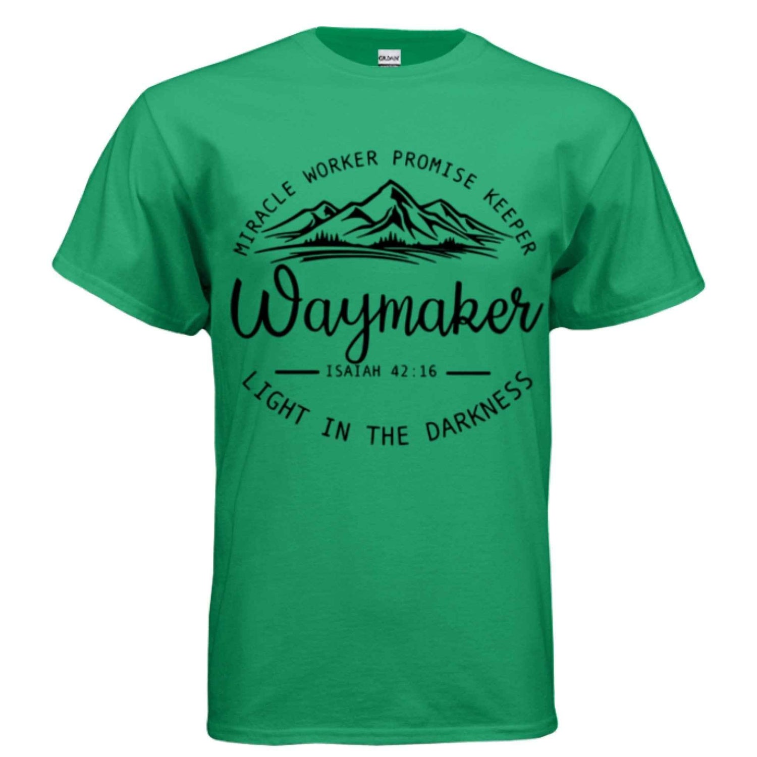 Unisex Way maker Faith Tee – Isaiah 42:16 Inspired