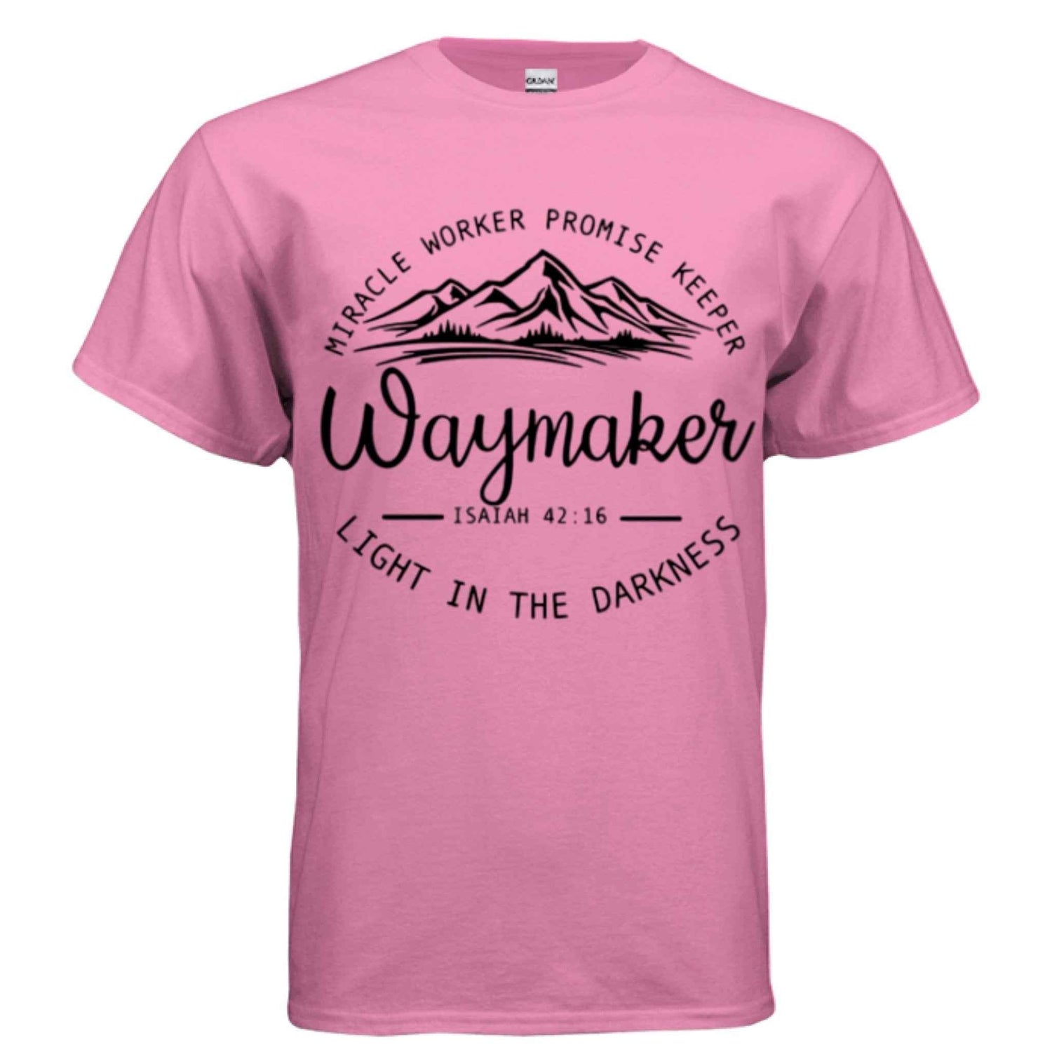 Unisex Way maker Faith Tee – Isaiah 42:16 Inspired