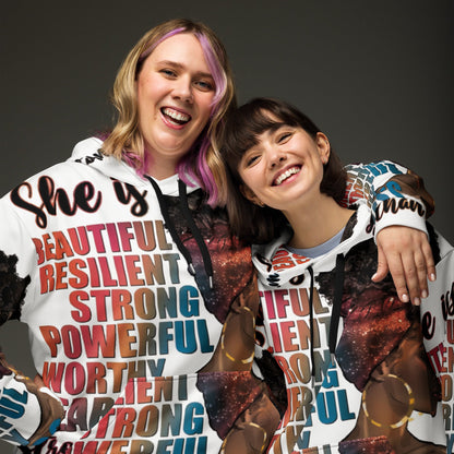 Women Word of Affirmation Hoodie | Faith wear with Purpose | Christian | religious| Faith - FAVOR OF GOD CLOTHING