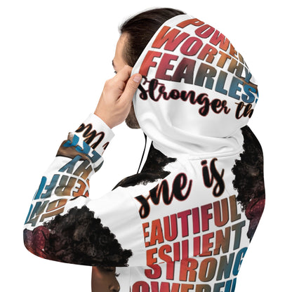 Women Word of Affirmation Hoodie | Faith wear with Purpose | Christian | religious| Faith - FAVOR OF GOD CLOTHING