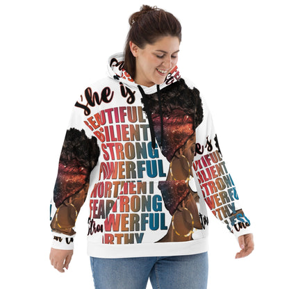 Women Word of Affirmation Hoodie | Faith wear with Purpose | Christian | religious| Faith - FAVOR OF GOD CLOTHING