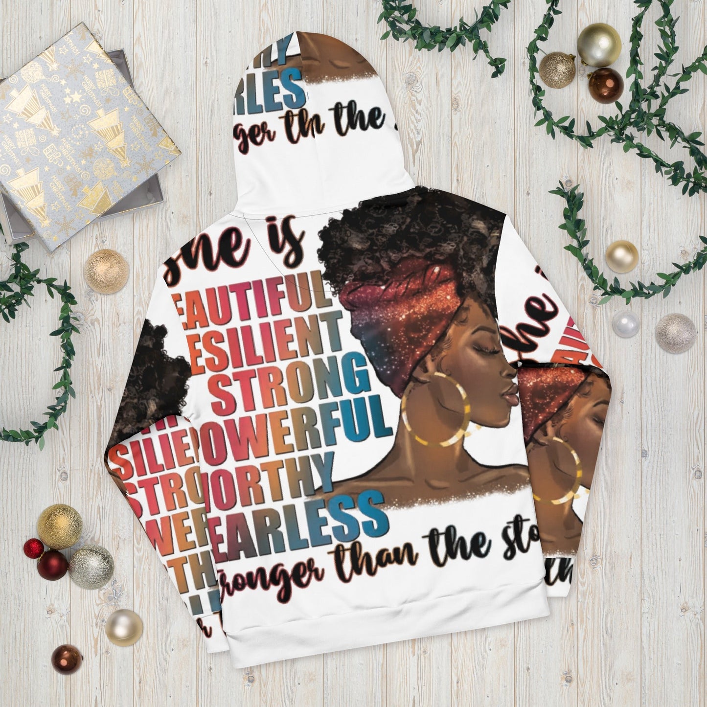 Women Word of Affirmation Hoodie | Faith wear with Purpose | Christian | religious| Faith - FAVOR OF GOD CLOTHING