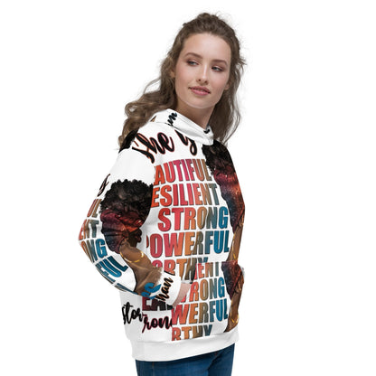 Women Word of Affirmation Hoodie | Faith wear with Purpose | Christian | religious| Faith - FAVOR OF GOD CLOTHING