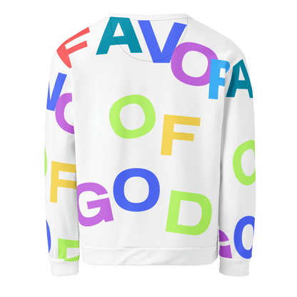 Women Favor of God All over Print Sweatshirt | Christian clothing |Faith |religious |inspirational - FAVOR OF GOD CLOTHING