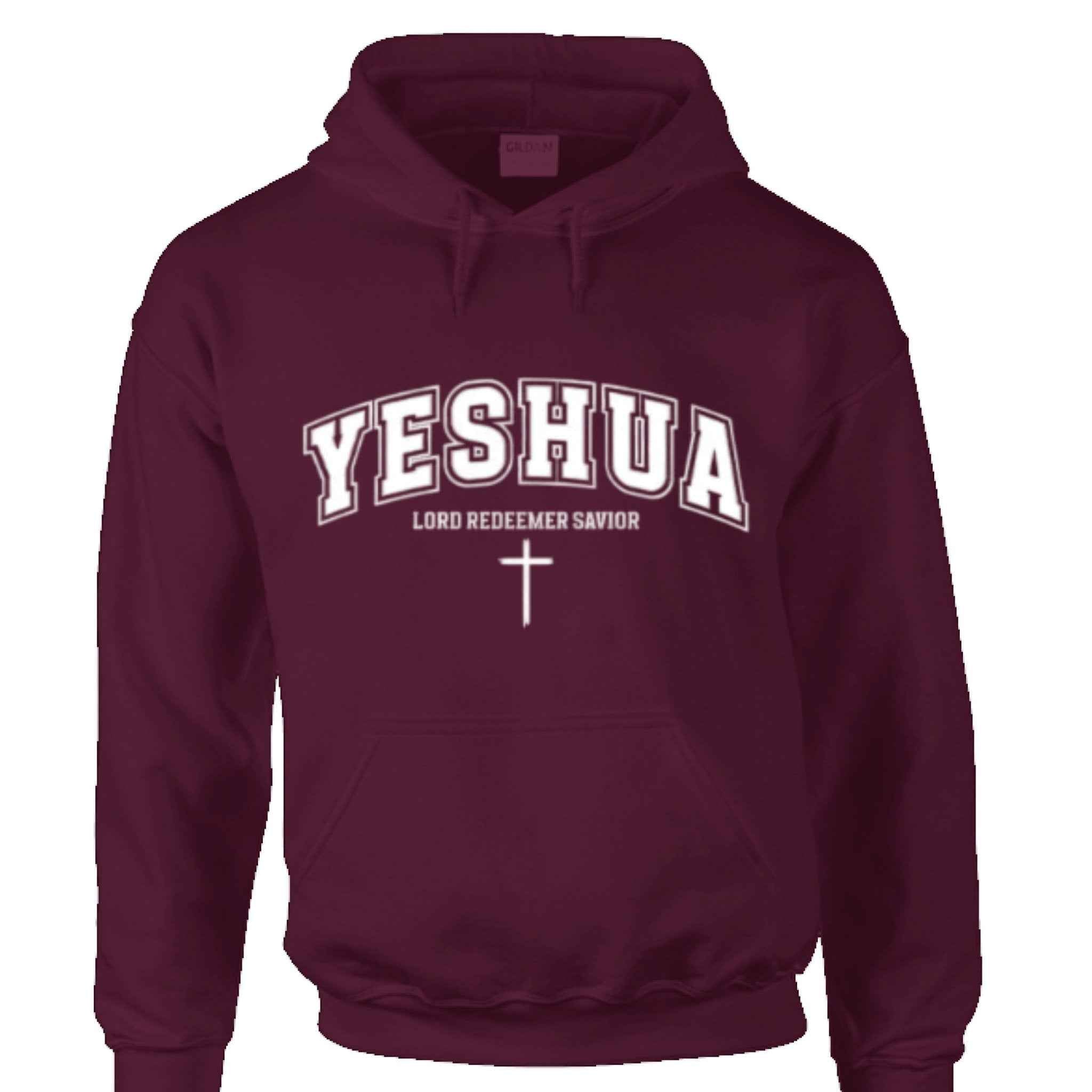 Yeshua – Lord Redeemer Savior Hoodie | religious apparel | inspirational Hoodies