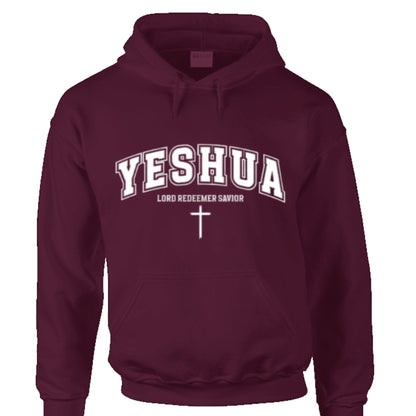 Yeshua – Lord Redeemer Savior Hoodie | religious apparel | inspirational Hoodies - FAVOR OF GOD CLOTHING